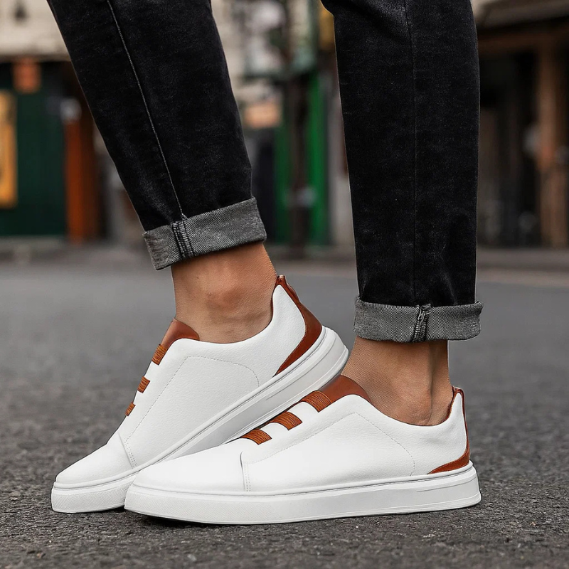 Toddy Prime Ledersneaker – bequeme Innensohle & flexible Schnürung