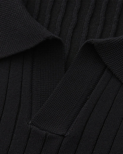 Siena Ripp-Poloshirt – strukturierter Strick & weicher Komfort