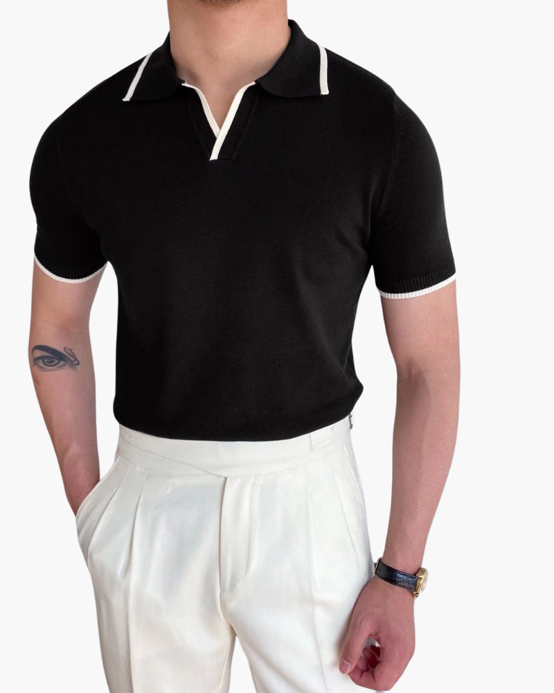 Monaco Edge Poloshirt – Kontrastdetails & ganztägiger Komfort
