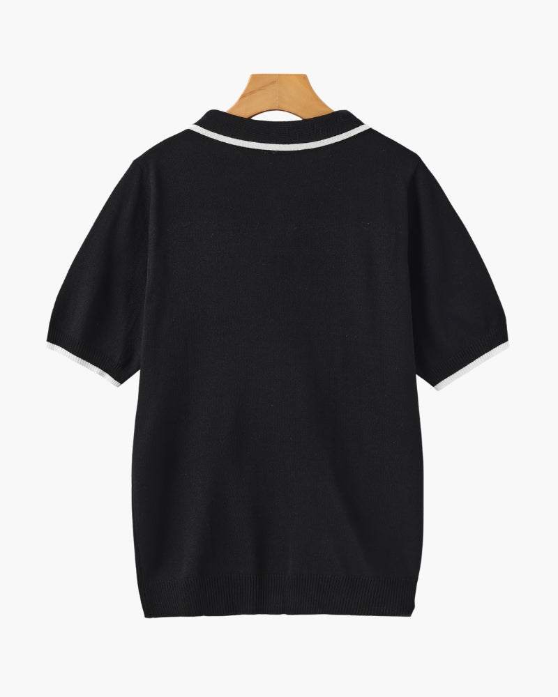 Monaco Edge Poloshirt – Kontrastdetails & ganztägiger Komfort