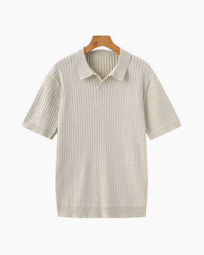 Siena Ripp-Poloshirt – strukturierter Strick & weicher Komfort