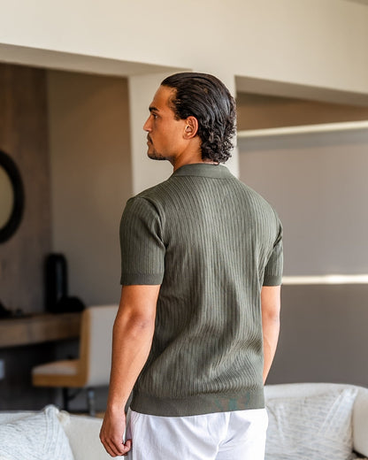 Siena Ripp-Poloshirt – strukturierter Strick & weicher Komfort