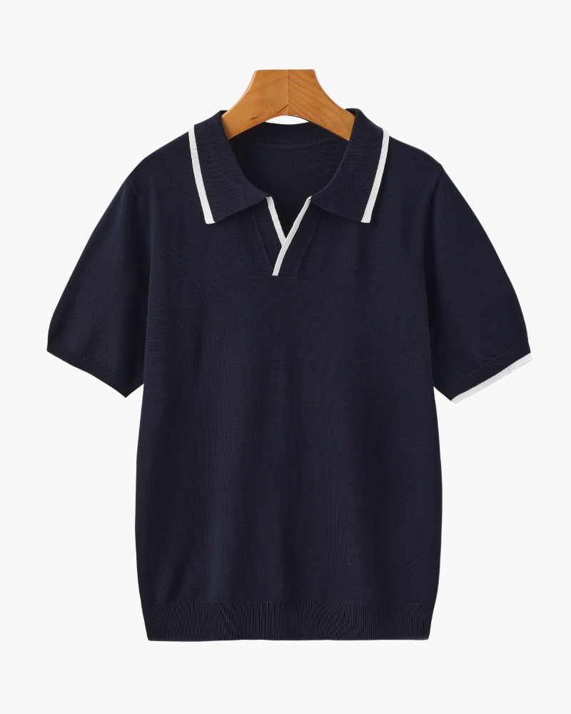 Monaco Edge Poloshirt – Kontrastdetails & ganztägiger Komfort