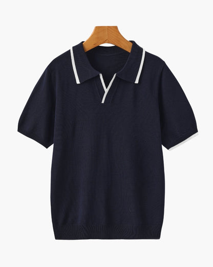 Monaco Edge Poloshirt – Kontrastdetails & ganztägiger Komfort