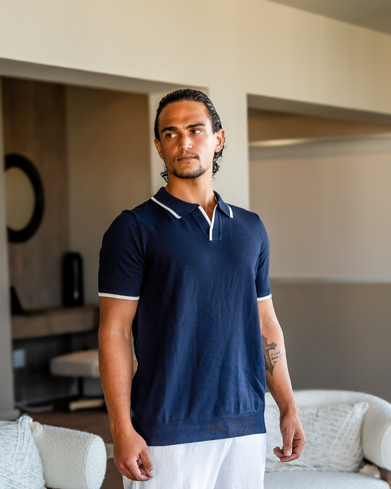 Monaco Edge Poloshirt – Kontrastdetails & ganztägiger Komfort