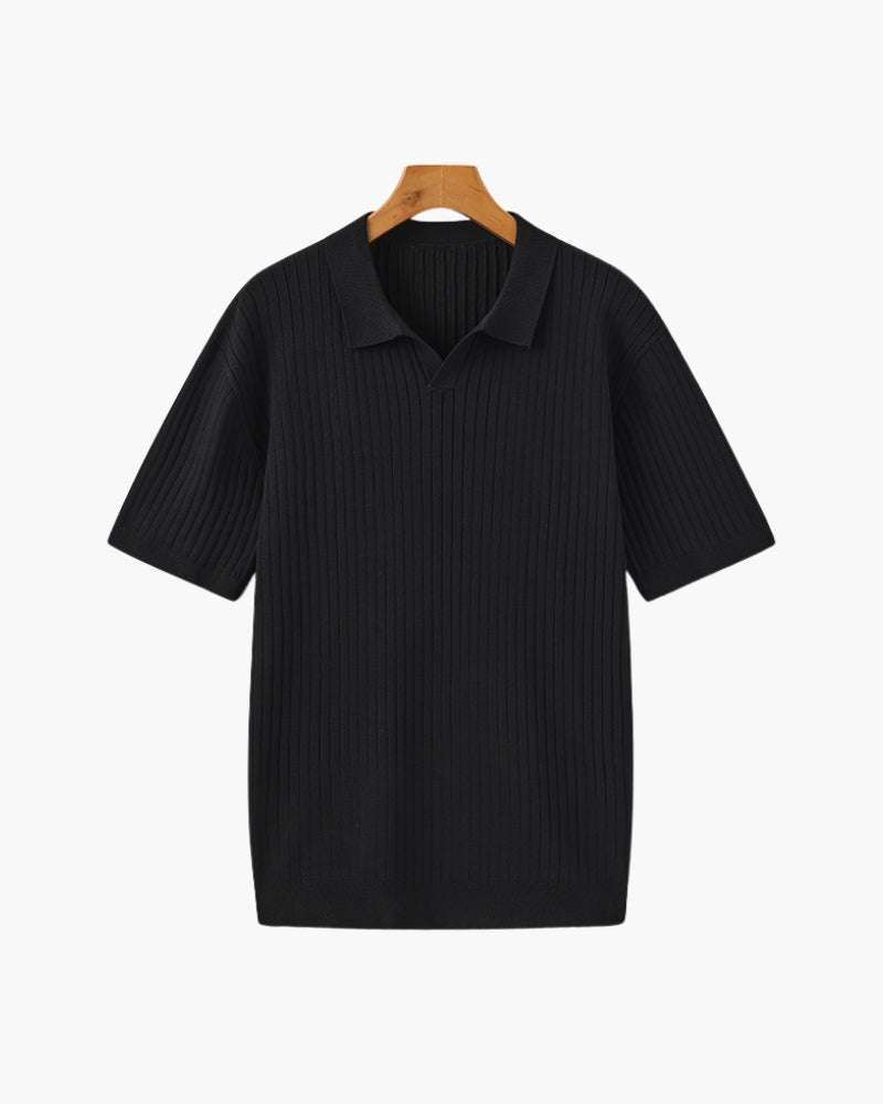 Siena Ripp-Poloshirt – strukturierter Strick & weicher Komfort