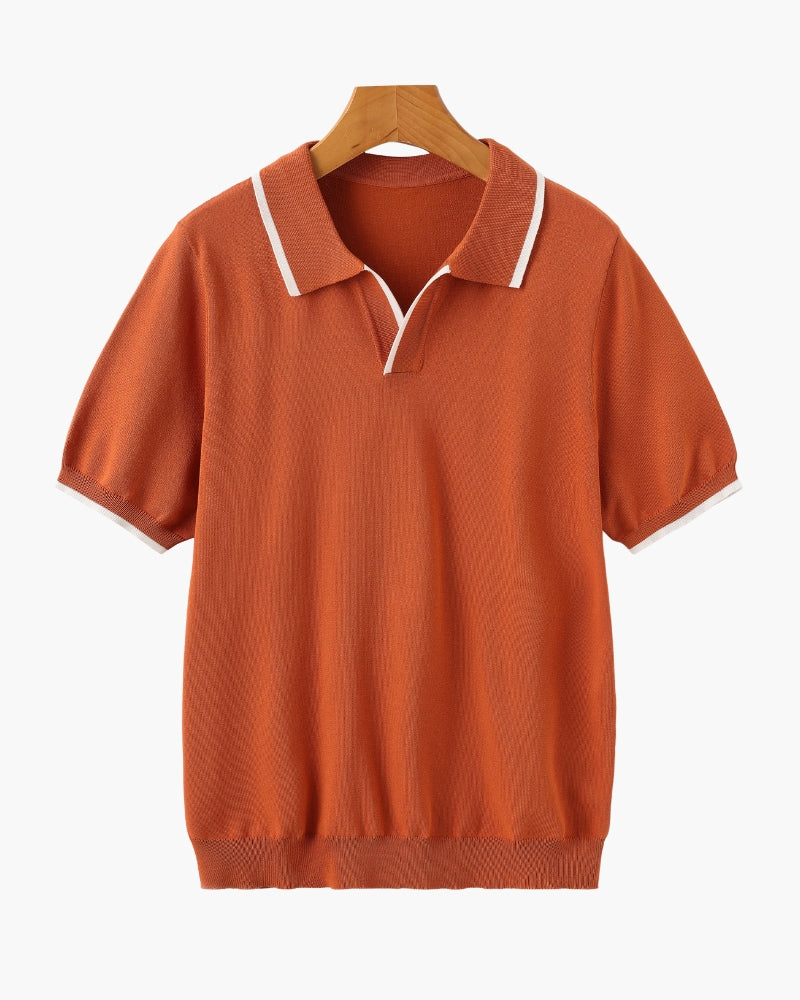 Monaco Edge Poloshirt – Kontrastdetails & ganztägiger Komfort