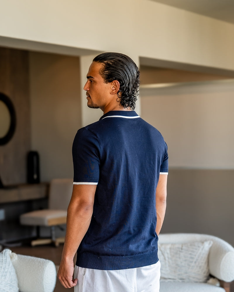 Monaco Edge Poloshirt – Kontrastdetails & ganztägiger Komfort