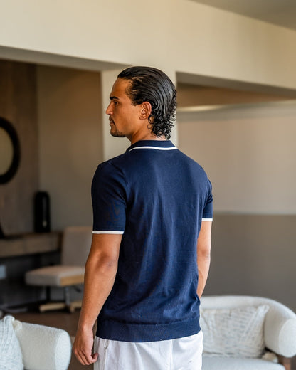 Monaco Edge Poloshirt – Kontrastdetails & ganztägiger Komfort