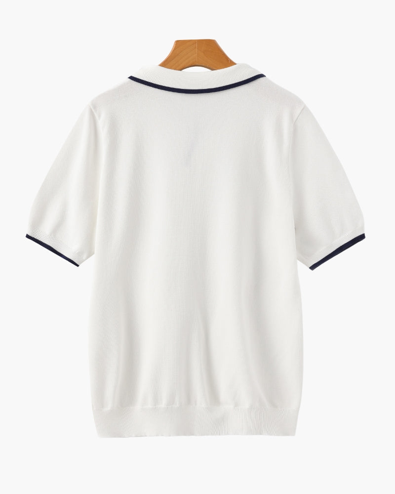 Monaco Edge Poloshirt – Kontrastdetails & ganztägiger Komfort