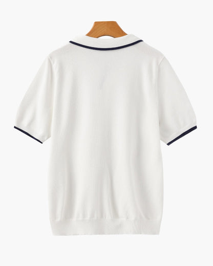 Monaco Edge Poloshirt – Kontrastdetails & ganztägiger Komfort