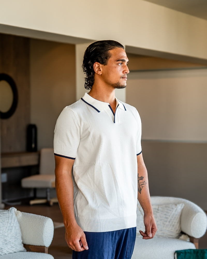 Monaco Edge Poloshirt – Kontrastdetails & ganztägiger Komfort