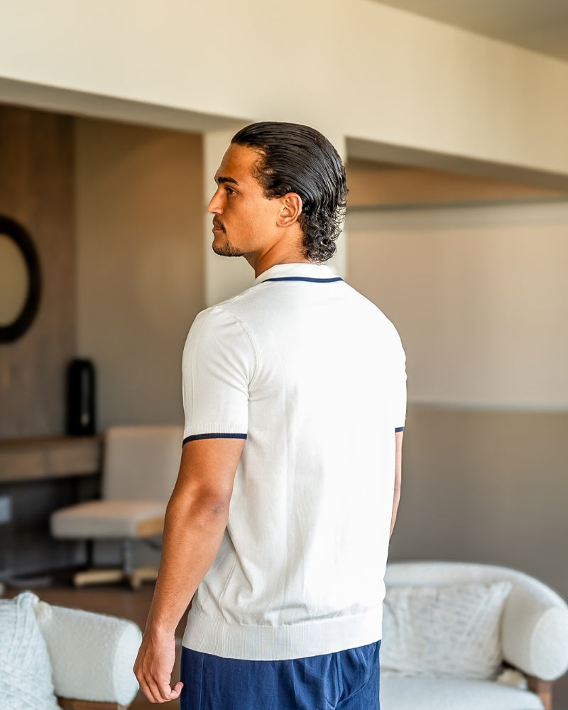 Monaco Edge Poloshirt – Kontrastdetails & ganztägiger Komfort
