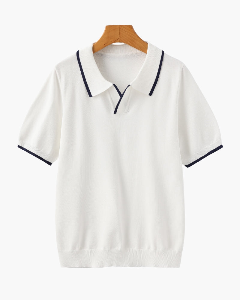 Monaco Edge Poloshirt – Kontrastdetails & ganztägiger Komfort