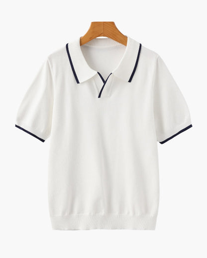 Monaco Edge Poloshirt – Kontrastdetails & ganztägiger Komfort