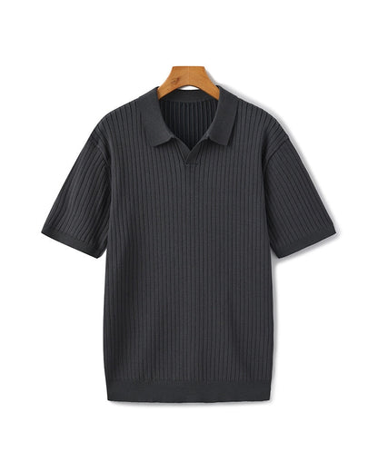 Siena Ripp-Poloshirt – strukturierter Strick & weicher Komfort
