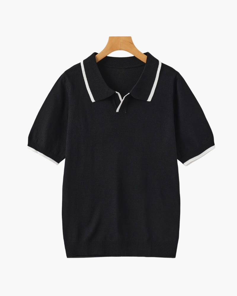 Monaco Edge Poloshirt – Kontrastdetails & ganztägiger Komfort