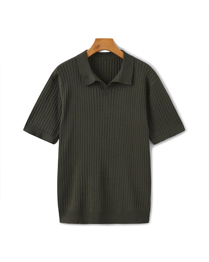Siena Ripp-Poloshirt – strukturierter Strick & weicher Komfort