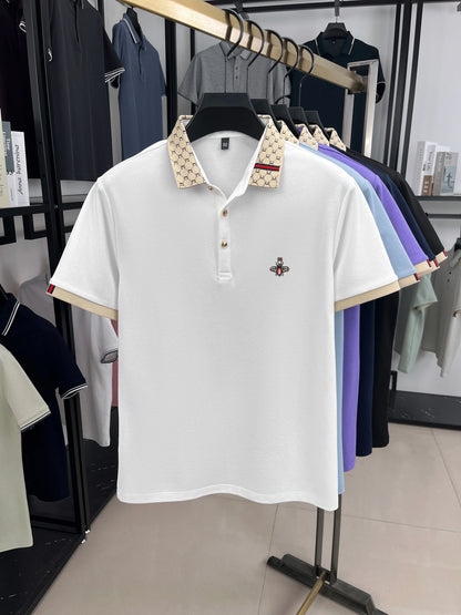Kairo Poloshirt – Jacquard mit raffinierten Stickdetails