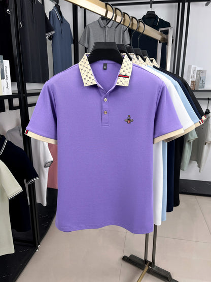 Kairo Poloshirt – Jacquard mit raffinierten Stickdetails