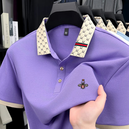 Kairo Poloshirt – Jacquard mit raffinierten Stickdetails