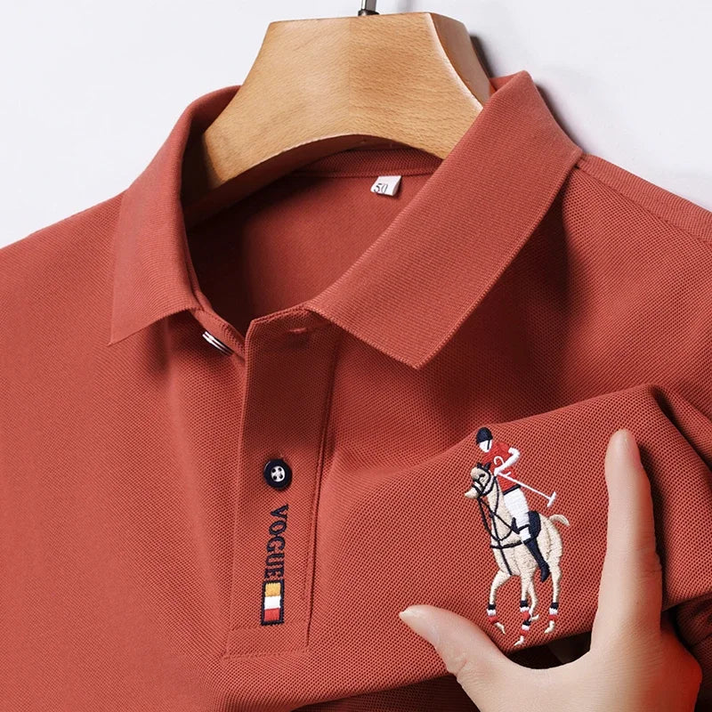 Riviera Poloshirt – bestickt & komfortabel für den Sommer