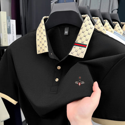 Kairo Poloshirt – Jacquard mit raffinierten Stickdetails