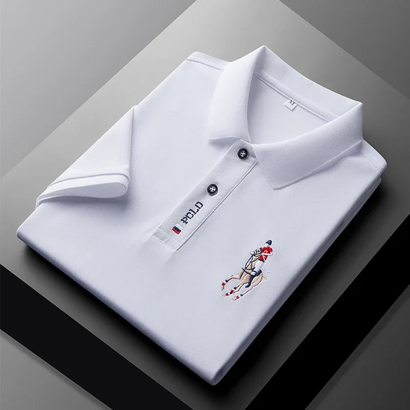 Riviera Poloshirt – bestickt & komfortabel für den Sommer