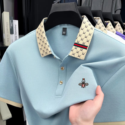 Kairo Poloshirt – Jacquard mit raffinierten Stickdetails