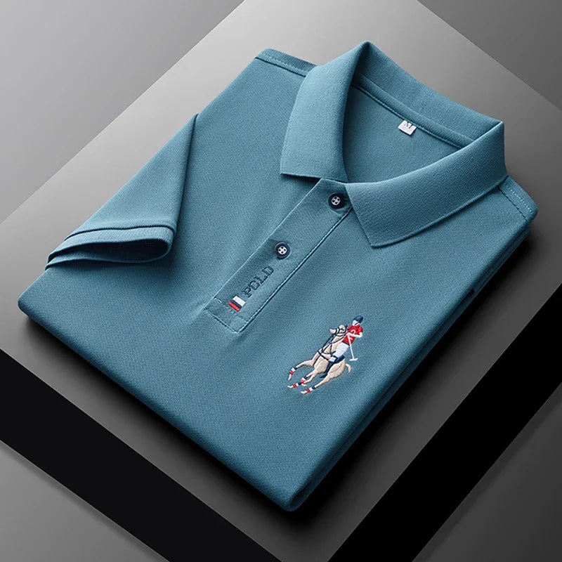 Riviera Poloshirt – bestickt & komfortabel für den Sommer