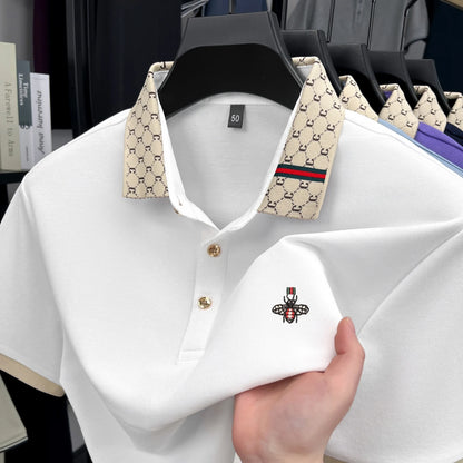 Kairo Poloshirt – Jacquard mit raffinierten Stickdetails