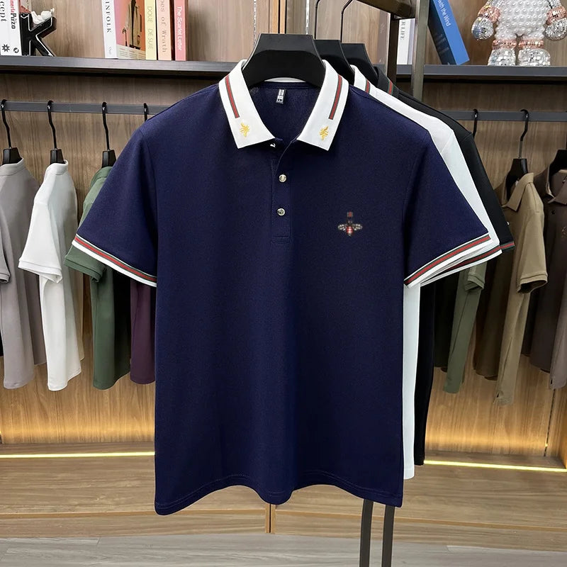 Aster Poloshirt – atmungsaktiv mit edlem Stickdetail