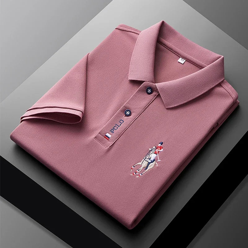 Riviera Poloshirt – bestickt & komfortabel für den Sommer