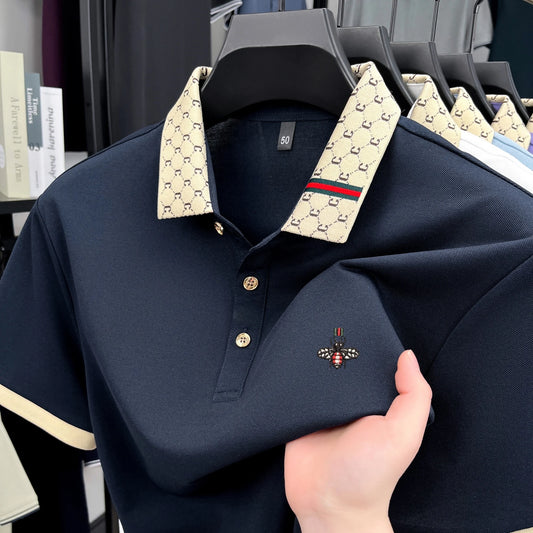 Kairo Poloshirt – Jacquard mit raffinierten Stickdetails