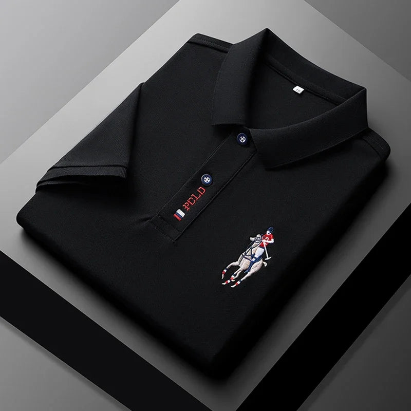 Riviera Poloshirt – bestickt & komfortabel für den Sommer