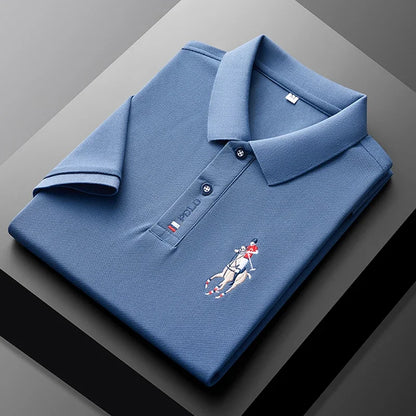 Riviera Poloshirt – bestickt & komfortabel für den Sommer